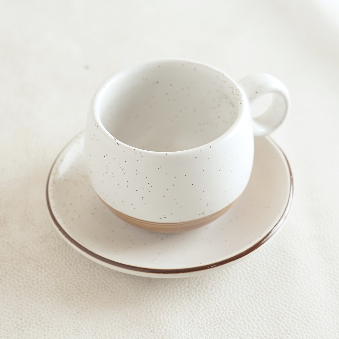 tea cup ivory white nuanza